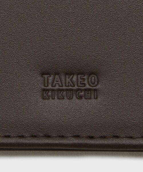 TAKEO KIKUCHI(タケオキクチ)の「【リップルグレイン】ベーシック名刺入れ(名刺入れ・メンズ・ブルー系その他/ダークブラウン/ブラック・00)」の13枚目の写真