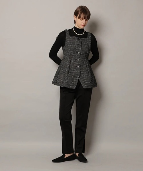 CADUNE（カデュネ）の「スクエアジレ（その他アウター・レディース・ホワイト系その他/ブラック系その他2・38/36）」の10枚目の写真