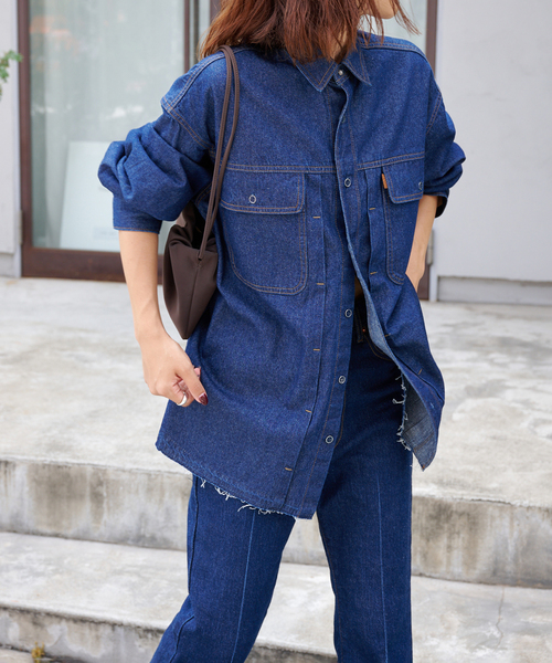 ≪ 追加3≫ULTデニムワーカーシャツ（シャツ/ブラウス）｜OUTDOOR