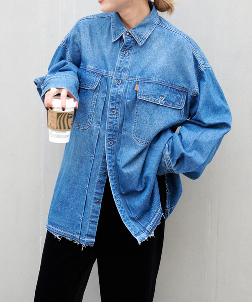 追加3 ULTデニムワーカーシャツ（シャツ/ブラウス）｜OUTDOOR PRODUCTS