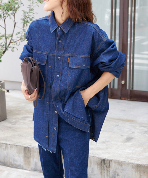 追加3 ULTデニムワーカーシャツ（シャツ/ブラウス）｜OUTDOOR PRODUCTS