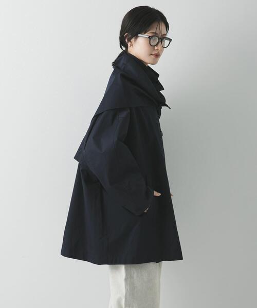 URBAN RESEARCH（アーバンリサーチ）の「スタンドカラーミドル丈トレンチコート（トレンチコート・レディース・ベージュ/ネイビー・36/38）」の19枚目の写真