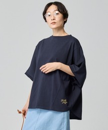 KRIFF MAYER Lady's Collection（クリフメイヤーレディースコレクション）の「【接触冷感･撥水】ウェットプロテクト袖リブモモンガT（Tシャツ/カットソー）」