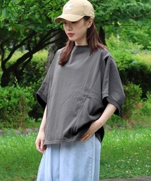 KRIFF MAYER Lady's Collection（クリフメイヤーレディースコレクション）の「【接触冷感･撥水】ウェットプロテクト袖リブモモンガT（Tシャツ/カットソー）」