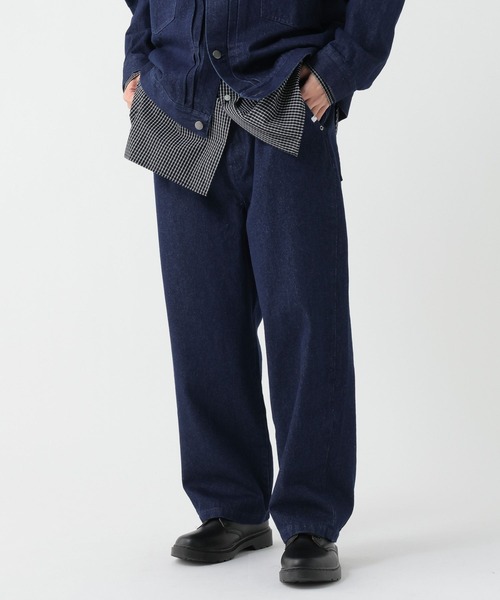 GEORGE'S（ジョージズ）の「デニムワイドパンツ（デニムパンツ・メンズ・ブルー/ブラック・LARGE/MEDIUM）」の19枚目の写真