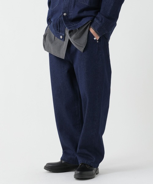 GEORGE'S（ジョージズ）の「デニムワイドパンツ（デニムパンツ・メンズ・ブルー/ブラック・LARGE/MEDIUM）」の21枚目の写真