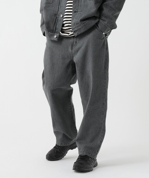 GEORGE'S（ジョージズ）の「デニムワイドパンツ（デニムパンツ・メンズ・ブルー/ブラック・LARGE/MEDIUM）」の8枚目の写真