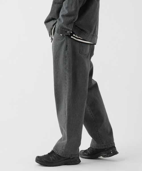 GEORGE'S（ジョージズ）の「デニムワイドパンツ（デニムパンツ・メンズ・ブルー/ブラック・LARGE/MEDIUM）」の9枚目の写真