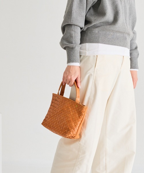 zucchero(ズッケロ)の「本革 レザー バッグ レディース S size 40123tr(ハンドバッグ・レディース・ブラウン/ブラック・FREE)」の5枚目の写真