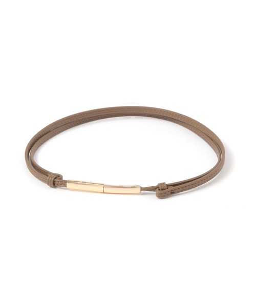 mysty woman（ミスティウーマン）の「メタルコードベルト２ 644124（ベルト・レディース・ブラック/ベージュ系その他・FREE）」の13枚目の写真