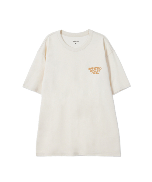 MAKEITTO（メイキット）の「[DESIGN CLUB] CREW NECK TEE_CREAM（Tシャツ/カットソー・メンズ・その他・MEDIUM/LARGE/X-LARGE/XX-LARGE）」の2枚目の写真
