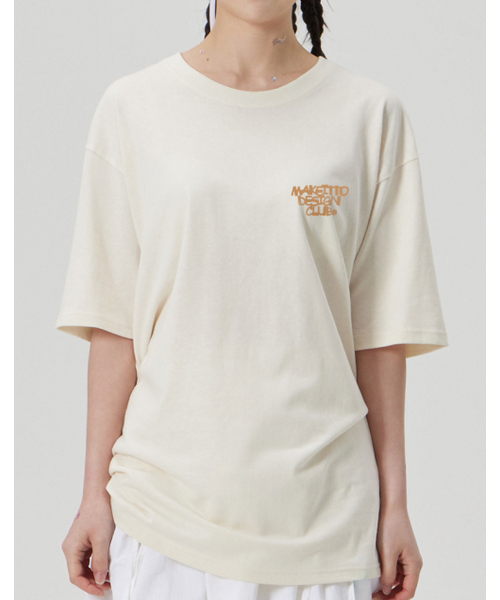 MAKEITTO（メイキット）の「[DESIGN CLUB] CREW NECK TEE_CREAM（Tシャツ/カットソー・メンズ・その他・MEDIUM/LARGE/X-LARGE/XX-LARGE）」の7枚目の写真