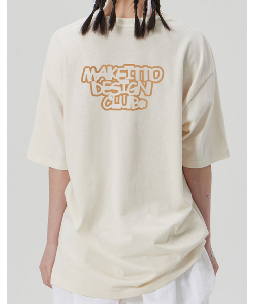 MAKEITTO（メイキット）の「[DESIGN CLUB] CREW NECK TEE_CREAM（Tシャツ/カットソー・メンズ・その他・MEDIUM/LARGE/X-LARGE/XX-LARGE）」の8枚目の写真