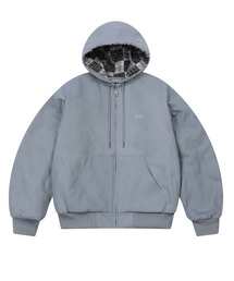 chancechance（チャンスチャンス）の「CEC CATION OXFORD WORK ZIP-UP HOODIE(SKY BLUE)（その他アウター）」