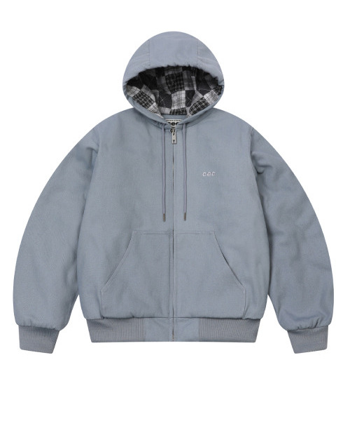 chancechance(チャンスチャンス)の「CEC CATION OXFORD WORK ZIP-UP HOODIE(SKY BLUE)(その他アウター・レディース・その他・FREE)」の1枚目の写真