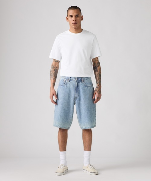 Levi's（リーバイス）の「Levi's/リーバイス 478(TM) バギーショートパンツ（デニムパンツ・メンズ・ライトインディゴブルー/ライトブルー・34inch/32inch/30inch/28inch/36inch）」の3枚目の写真