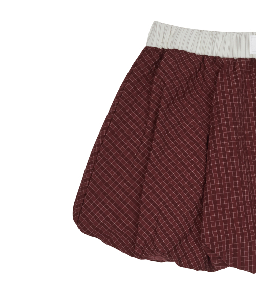 LARTIGENT(ラーティゼン)の「L17 BALLOON SKIRT(WINE)(スカート・レディース・その他・FREE)」の4枚目の写真