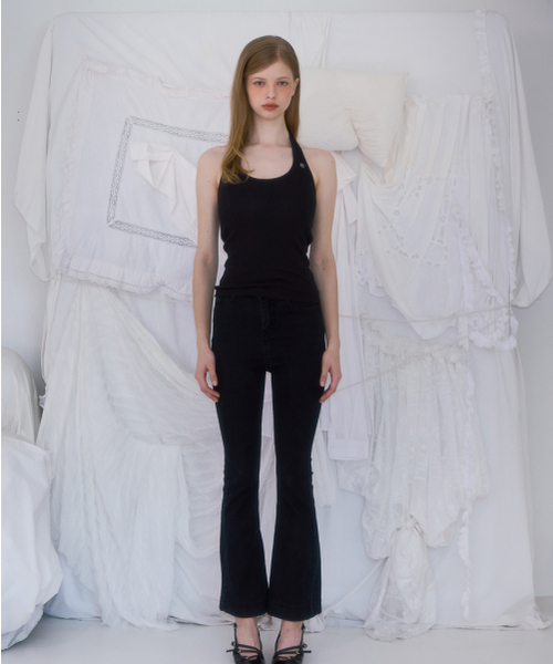ROSEFRANTZ（ロゼフランツ）の「Soft Halter Sleeveless [Black]（Tシャツ/カットソー・レディース・その他・ONE SIZE）」の2枚目の写真