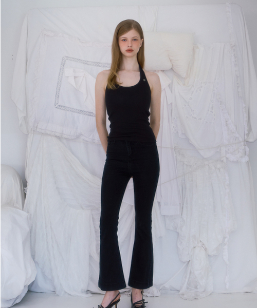 ROSEFRANTZ（ロゼフランツ）の「Soft Halter Sleeveless [Black]（Tシャツ/カットソー・レディース・その他・ONE SIZE）」の4枚目の写真