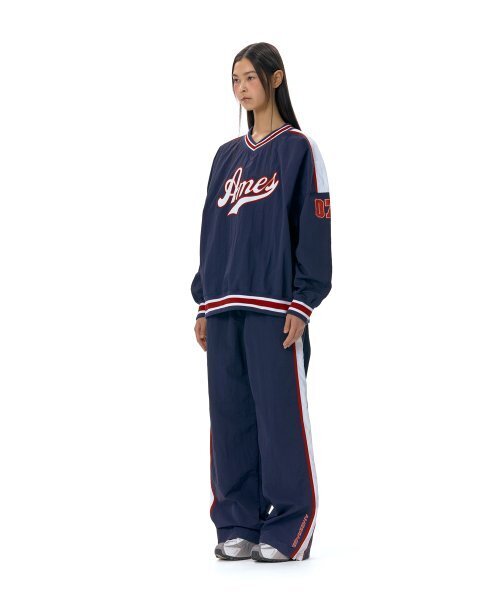 AMESWORLDWIDE（アメスワールドワイド）の「SIDE LINE TRACK PANTS NAVY (AM2ESUPA10A)（スウェットパンツ・レディース・その他・M/L）」の3枚目の写真