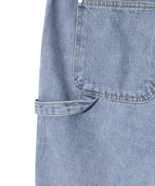 LORES(ロアス)の「Double Knee Denim Shorts - Light Blue(デニムパンツ・レディース・その他・S/M/L)」の4枚目の写真