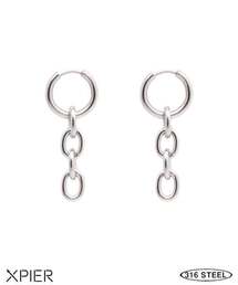 XPIER（エクスピア）の「エクスピア x-3ea001 チェーンイヤリング アレルギー対応 1ペア（ピアス（両耳用））」