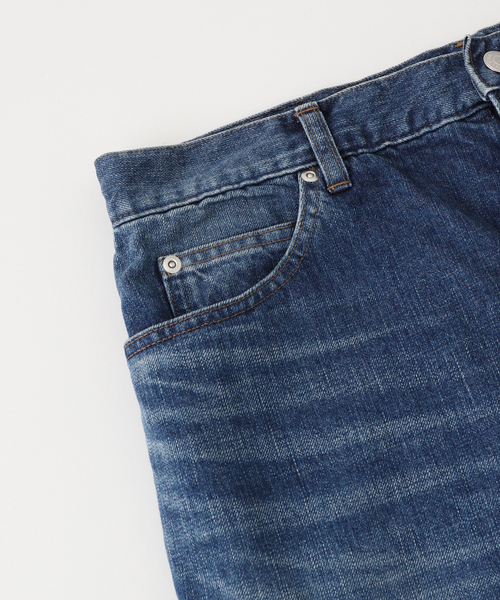 JIEDA（ジエダ）の「JIEDA / ジエダ USED TWIST DENIM PANTS（デニムパンツ・メンズ・ブルー・2/1）」の3枚目の写真