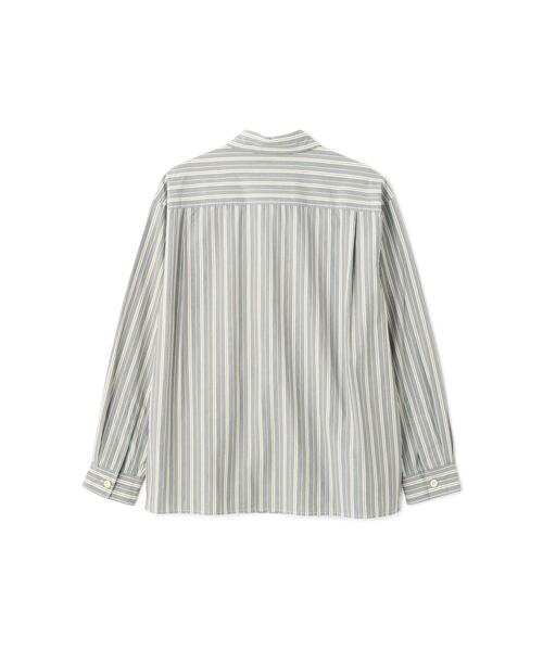 MHL.(エムエイチエル)の「PYJAMA STRIPE COTTON SHIRT(シャツ/ブラウス・メンズ・グレー・LARGE/MEDIUM/SMALL)」の14枚目の写真