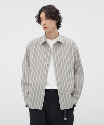 MHL. | PYJAMA STRIPE COTTON SHIRT(シャツ/ブラウス)