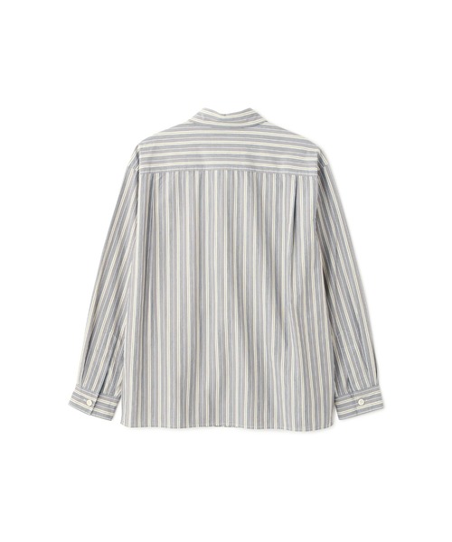MHL.（エムエイチエル）の「PYJAMA STRIPE COTTON SHIRT（シャツ/ブラウス・メンズ・グレー・LARGE/MEDIUM/SMALL）」の7枚目の写真
