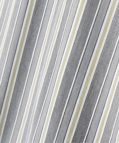 MHL.（エムエイチエル）の「PYJAMA STRIPE COTTON SHIRT（シャツ/ブラウス・メンズ・グレー・LARGE/MEDIUM/SMALL）」の8枚目の写真