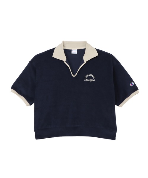 Champion(チャンピオン)の「【Champion/チャンピオン】レディース スキッパーシャツ(シャツ/ブラウス・レディース・ダークブラウン/ダークネイビー/アイボリー系/ライトブルー・LARGE/MEDIUM)」の4枚目の写真