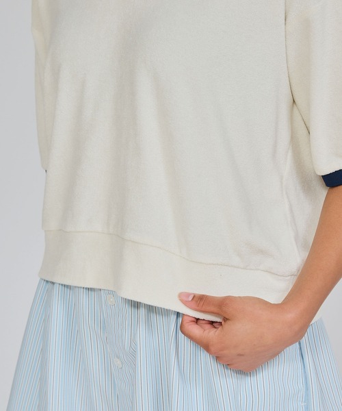 Champion(チャンピオン)の「【Champion/チャンピオン】レディース スキッパーシャツ(シャツ/ブラウス・レディース・ダークブラウン/ダークネイビー/アイボリー系/ライトブルー・LARGE/MEDIUM)」の7枚目の写真