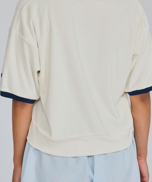 Champion(チャンピオン)の「【Champion/チャンピオン】レディース スキッパーシャツ(シャツ/ブラウス・レディース・ダークブラウン/ダークネイビー/アイボリー系/ライトブルー・LARGE/MEDIUM)」の8枚目の写真