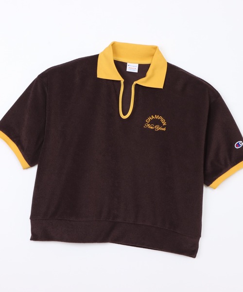 Champion(チャンピオン)の「【Champion/チャンピオン】レディース スキッパーシャツ(シャツ/ブラウス・レディース・ダークブラウン/ダークネイビー/アイボリー系/ライトブルー・LARGE/MEDIUM)」の21枚目の写真
