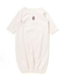 SLAP SLIP BABY（スラップスリップベビー）の「アニマルクマウサギ恐竜刺しゅう接結インナー2WAYオールベビー(50~70cm)（肌着）」