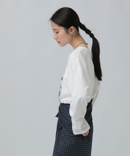 LEPSIM(レプシィム)の「アソートグラフィックロンT 639436(Tシャツ/カットソー・レディース・ホワイト/オフホワイト・FREE)」の11枚目の写真