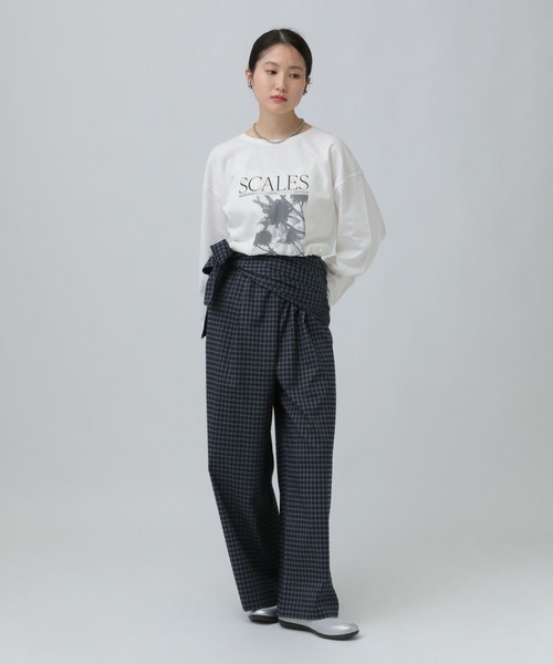 LEPSIM(レプシィム)の「アソートグラフィックロンT 639436(Tシャツ/カットソー・レディース・ホワイト/オフホワイト・FREE)」の12枚目の写真