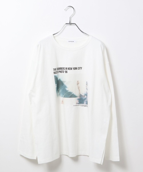 LEPSIM(レプシィム)の「アソートグラフィックロンT 639436(Tシャツ/カットソー・レディース・ホワイト/オフホワイト・FREE)」の15枚目の写真