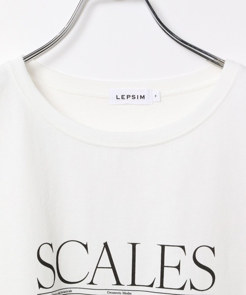 LEPSIM(レプシィム)の「アソートグラフィックロンT 639436(Tシャツ/カットソー・レディース・ホワイト/オフホワイト・FREE)」の18枚目の写真