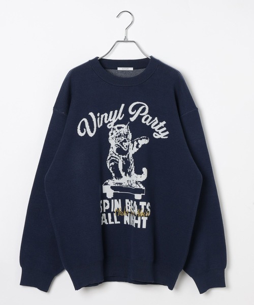 BAYFLOW（ベイフロー）の「アニマルジャガードニットプルオーバー（ニット/セーター・メンズ・ネイビー/イエロー/グリーン・LARGE/MEDIUM）」の13枚目の写真