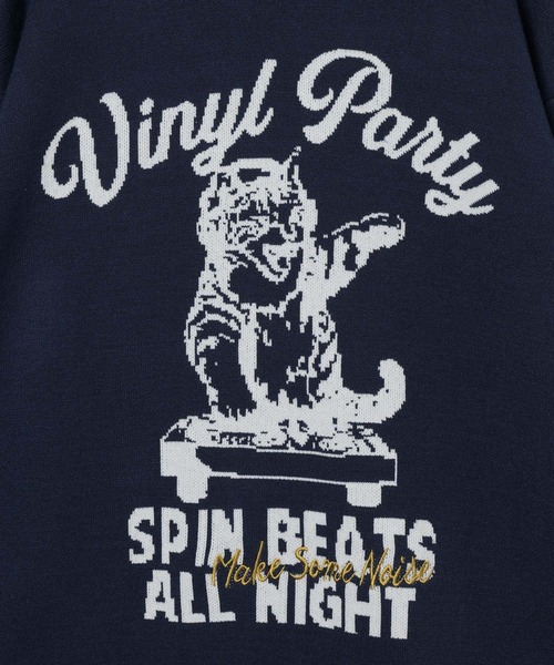 BAYFLOW（ベイフロー）の「アニマルジャガードニットプルオーバー（ニット/セーター・メンズ・ネイビー/イエロー/グリーン・LARGE/MEDIUM）」の14枚目の写真