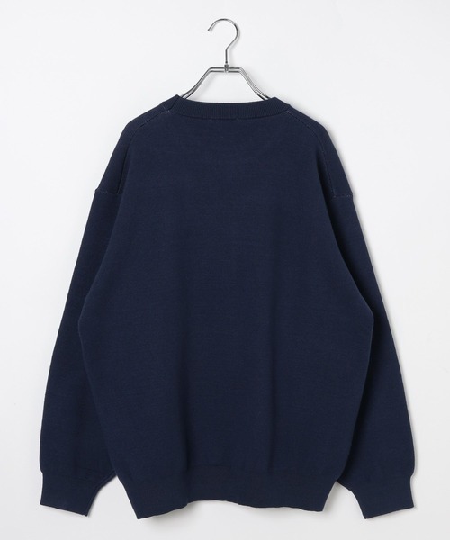 BAYFLOW（ベイフロー）の「アニマルジャガードニットプルオーバー（ニット/セーター・メンズ・ネイビー/イエロー/グリーン・LARGE/MEDIUM）」の15枚目の写真