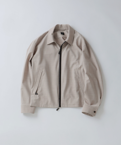EDIFICE(エディフィス)の「LEATHER-TRIMMED シャツ ジャケット(その他アウター・メンズ・ベージュ/ブラック/カーキ・MEDIUM/LARGE)」の21枚目の写真