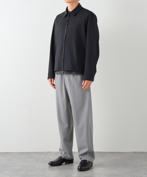 EDIFICE(エディフィス)の「LEATHER-TRIMMED シャツ ジャケット(その他アウター・メンズ・ベージュ/ブラック/カーキ・MEDIUM/LARGE)」の16枚目の写真