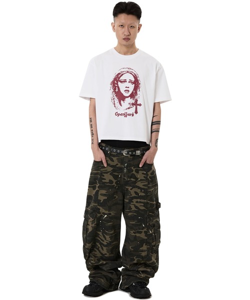 OY(オーワイ)の「『OY/オーワイ』TEARS OF DIVINE TEE/ティアーズオブディヴァインTシャツ(Tシャツ/カットソー・メンズ・ホワイト/ブラック・L/M/S)」の14枚目の写真