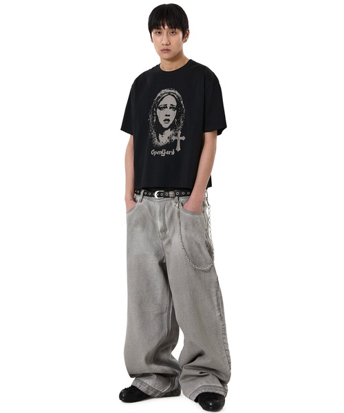 OY(オーワイ)の「『OY/オーワイ』TEARS OF DIVINE TEE/ティアーズオブディヴァインTシャツ(Tシャツ/カットソー・メンズ・ホワイト/ブラック・L/M/S)」の8枚目の写真