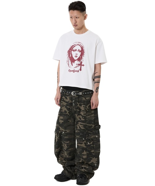 OY(オーワイ)の「『OY/オーワイ』TEARS OF DIVINE TEE/ティアーズオブディヴァインTシャツ(Tシャツ/カットソー・メンズ・ホワイト/ブラック・L/M/S)」の13枚目の写真