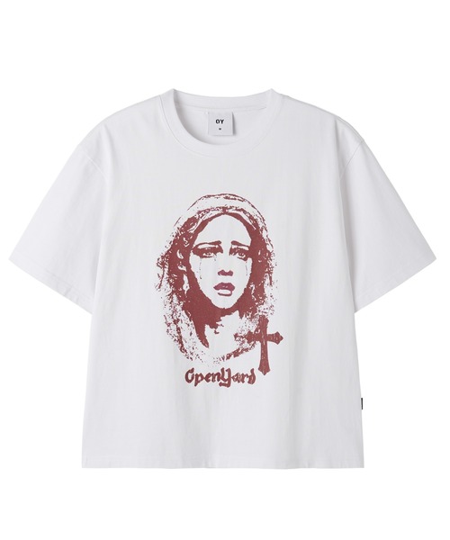 OY(オーワイ)の「『OY/オーワイ』TEARS OF DIVINE TEE/ティアーズオブディヴァインTシャツ(Tシャツ/カットソー・メンズ・ホワイト/ブラック・L/M/S)」の16枚目の写真