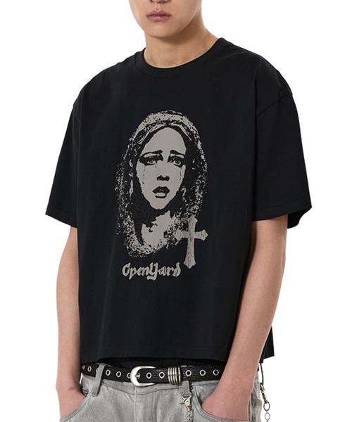 OY(オーワイ)の「『OY/オーワイ』TEARS OF DIVINE TEE/ティアーズオブディヴァインTシャツ(Tシャツ/カットソー・メンズ・ホワイト/ブラック・L/M/S)」の18枚目の写真